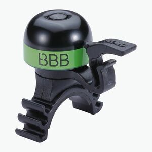 BBB Cycling MiniFit fekete / zöld kerékpáros csengő (MiniFit BBB-16/BLACK-GREEN) kép
