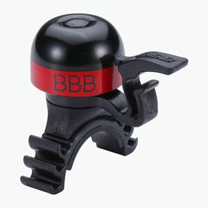 BBB Cycling MiniFit fekete / piros kerékpáros csengő (MiniFit BBB-16/BLACK-RED) kép
