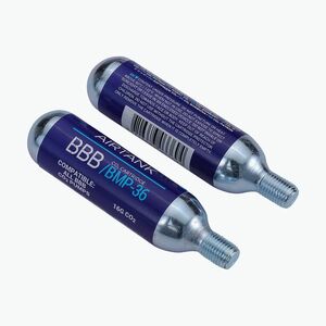 Gázpatronok BBB Cycling Co2 AirTank kerékpárpumpa 16g 10 db ezüst. (Co2 AirTank 16g BMP-35/SILVER) kép