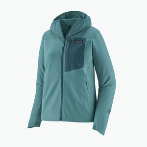 Női softshell dzseki Patagonia R1 CrossStrata Hoody wetland kék (R1 CrossStrata Hoody 85450) kép
