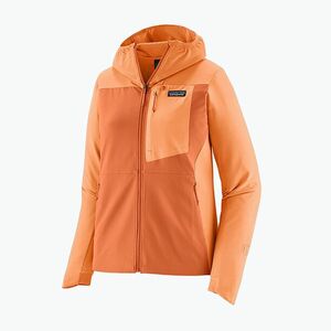 Patagonia női softshell dzseki R1 CrossStrata Hoody rock dinnye (R1 CrossStrata Hoody 85450) kép