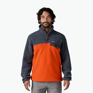 Patagonia férfi trekking pulóver LW Synch Snap-T P/O pollinator narancssárga (LW Synch Snap-T P/O 25551) kép