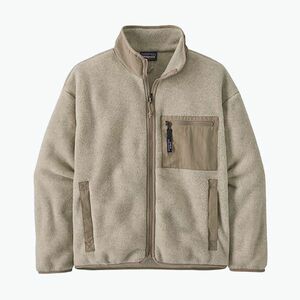 Patagonia női fleece pulóver Synch zabpehely színű, szürke és szürke madárszürke pulóver (Synch 22955) kép