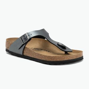 Női flip flopok BIRKENSTOCK Gizeh BF Regular metálfekete (Gizeh BF Regular 1021428) kép