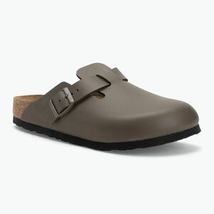 BIRKENSTOCK flip-flop Boston NL Narrow sima bőr beton szürke (Boston NL Narrow 1029156) kép