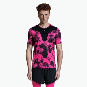 Férfi X-Bionic Corefusion Run póló wolfpack/fekete/neorózsaszín póló (Corefusion Run SS CFRTPSS25M) kép