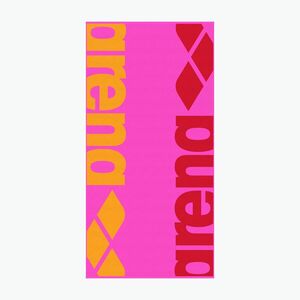 Arena Logotype törülköző Velúr szkoching rózsaszín multi (Logotype Velour 009229/940) kép