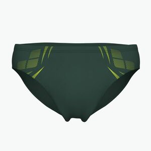Férfi arena Poseidonia úszónadrág sötét zsálya/artic lime (Poseidonia Swim Briefs 009075/306) kép