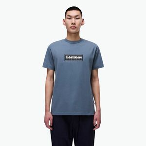 Férfi Napapijri S-Box Logo póló stormy weat G1Y (S-Suze SS NP0A4I3L-G1Y1) kép
