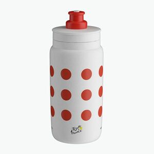 Elite FLY Teams Tour De France 2024 550 ml-es piros pöttyös kerékpáros palack (FLY Teams Tour De France 2024 EL016041265) kép