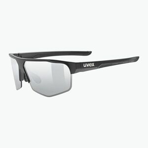 UVEX Axos Set fekete matt/tükör ezüst/átlátszó napszemüveg (Axos Set 53/3/081/2216) kép