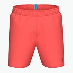 Férfi arena Fundamentals Boxer R calypso korall/sötétlila fürdőnadrágok (Fundamentals Boxer R 006443/992) kép