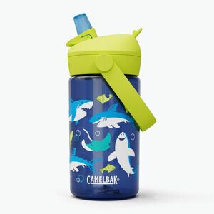 CamelBak Thrive Flip Straw Kids 400ml cápák és ráják utazási palack (Thrive Flip Straw Kids 2860502041) kép