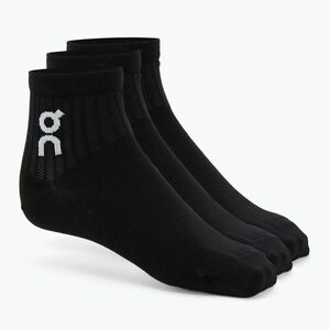 On Logo Sock Mid 3 pár fekete (Logo Sock Mid 2UF10520553) kép
