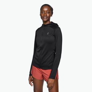 Női On Climate Climate Zip kapucnis pulóver fekete (Climate Zip Hoodie 1WE10330553) kép