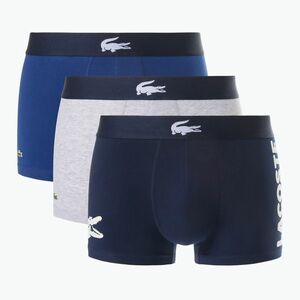 Lacoste férfi boxeralsó 5H1291 3-as csomag tengerészkék/fehér/ezüst ch (5H1291) kép