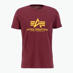 Alpha Industries férfi bordó Basic póló (Basic 100501) kép