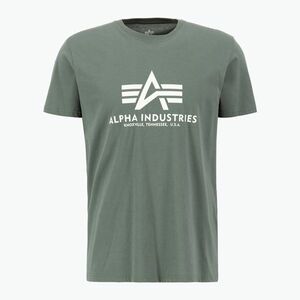 Alpha Industries férfi Basic szüreti zöld póló (Basic 100501) kép