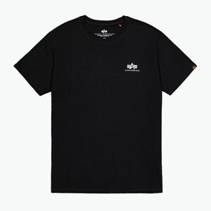 Férfi Alpha Industries Basic Small Logo póló fekete (Basic Small Logo 188505) kép