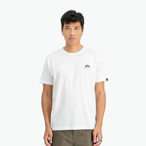 Férfi Alpha Industries Basic Small Logo póló fehér (Basic Small Logo 188505) kép
