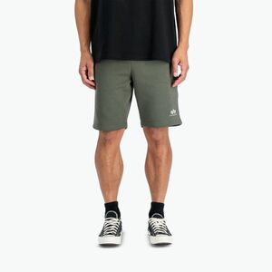 Férfi Alpha Industries Basic Small Logo II sötét olajzöld rövidnadrág (Basic Small Logo II 156367) kép