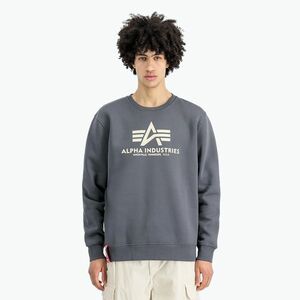 Férfi Alpha Industries Basic szürkefekete melegítőfelső (Basic 178302) kép