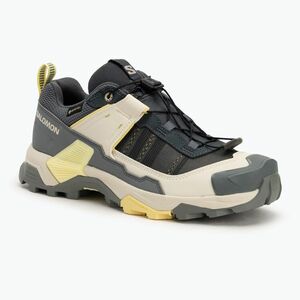 Női túrabakancs Salomon X ULTRA 5 GTX turbulence / sedona sage / sárga Iris (X ULTRA 5 GTX L47726400) kép