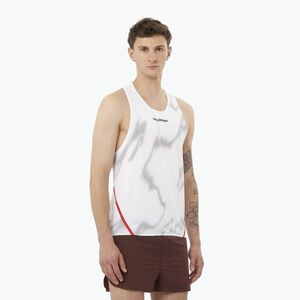 Férfi futó felső Salomon S/Lab Speed Singlet fehér / andorra (S/Lab Speed Singlet LC2693900) kép
