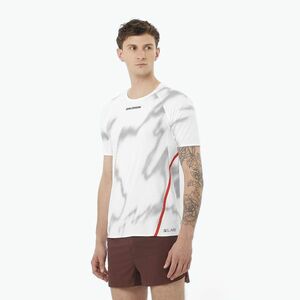 Férfi Salomon S/Lab Speed Tee fehér / andorra futó póló (S/Lab Speed Tee LC2693400) kép