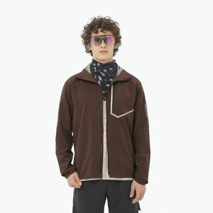 Férfi Salomon Bonatti Trail futódzseki kávébab (Bonatti Trail LC2673200) kép