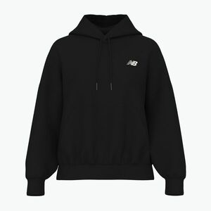 Női New Balance Reimagine Fleece kapucnis pulóver fekete (Reimagine Fleece Hoodie WT51518BK) kép