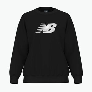 Női New Balance Sport Fleece Logo Crew pulóver fekete (Sport Fleece Logo Crew WT43526BK) kép
