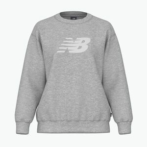 Női pulóver New Balance Sport Fleece Logo Crew atlétikai szürke (Sport Fleece Logo Crew WT43526AG) kép