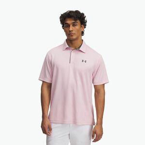 Under Armour Tech Polo prime rózsaszín/pályaszürke férfi pólóing (Tech Polo 1290140-647) kép