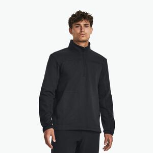 Férfi Under Armour Tactical Rival Job Fleece 1/4 Zip pulóver fekete/fekete/fekete / fekete/fekete (Tactical Rival Job Fleece 1/4 Zip 1379203-001) kép
