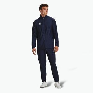 Under Armour férfi futballfelszerelés Challenger tréningruha éjfekete tengerészkék/fehér (Challenger Tracksuit 1379592-410) kép