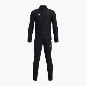 Under Armour gyermek futballfelszerelés Challenger tréningruha éjfekete-sárga/fehér (Challenger Tracksuit 1379708-001) kép