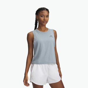 Under Armour Rush Energy Crop Tank női edzőfelső downpour szürke/downpour szürke (Rush Energy Crop Tank 1383654-044) kép