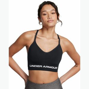 Under Armour Vanish Seamless Low edzőmelltartó fekete / fehér (Vanish Seamless Low 1384417-001) kép