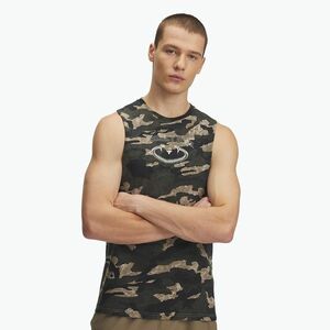 Under Armour férfi Project Rock Camo Tank city khaki/barokk zöld/fehér agyag póló (Project Rock Camo Tank 1389978-299) kép