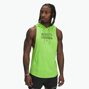 Under Armour Project Rock Wire SL férfi pulóver cyber zöld / fekete (Project Rock Wire SL 1389986-362) kép