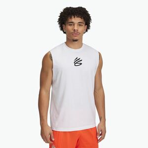 Under Armour Curry férfi kosárlabda póló fehér/fekete (Curry Tee 1390352-001) kép