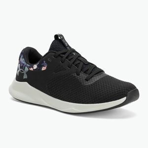 Under Armour Charged Aurora 2+ női edzőcipő fekete/hidro zöld/metál meleg ezüst (Charged Aurora 2+ 3025238-008) kép