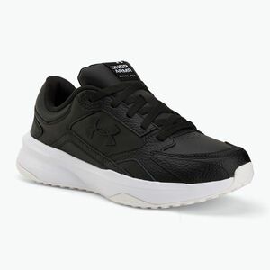 Under Armour Edge Leather férfi edzőcipő fekete/fekete/fehér (Edge Leather 3028375-001) kép