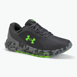 Under Armour Charged Bandit Trail 3 castlerock/steel/hyper green férfi futócipő (Charged Bandit Trail 3 3028657-025) kép