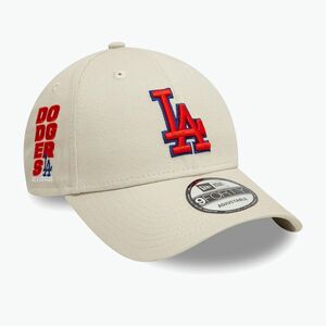 New Era Side Patch 9Forty Los Angeles Dodgers baseball sapka világos bézs színben (Side Patch 9Forty Los Angeles Dodgers 60595218) kép
