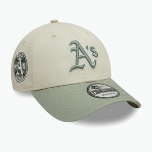 New Era WS Patch 9Forty Oakland Athletics baseball sapka világos bézs színben (WS Patch 9Forty Oakland Athletics 60595244) kép
