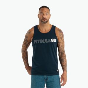 Pitbull Dog 89 sötét tengerészkék férfi tank top (Dog 89 224035590003) kép