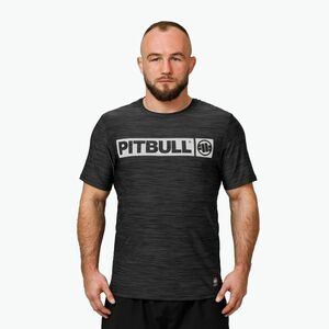 Pitbull Hilltop Casual Sport fekete melange férfi póló (Hilltop Casual Sport 215105909001) kép