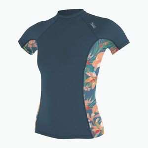 Női úszópóló O'Neill Side Print Rash Guard fekete/mikah virágos (Side Print Rash Guard 5405S-IJ6) kép